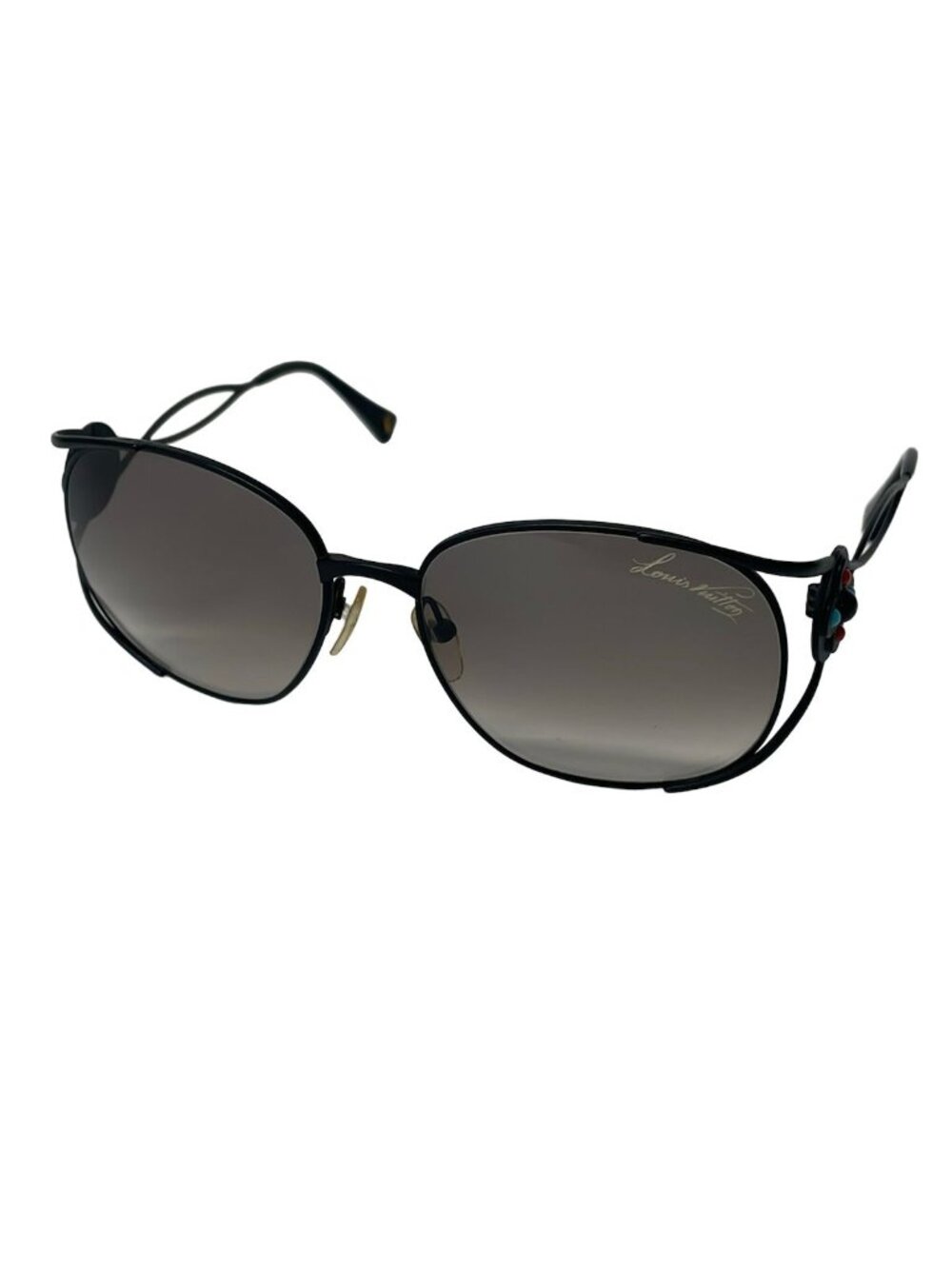 Louis Vuitton Sunglasses Thelma Black Light Blue Red Eyewear
